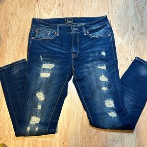 Rock Revival Remix Ankle Skinny Jeans size 29 EUC